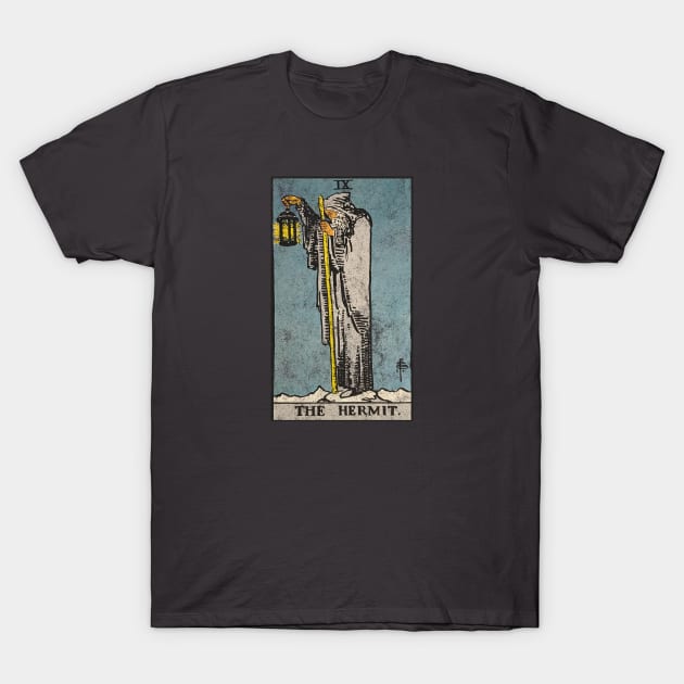 The Hermit (distressed) T-Shirt by Nate's World of Tees